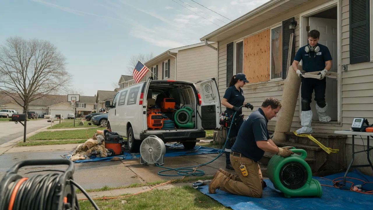 Water Damage Restoration in Palestine, IL near me